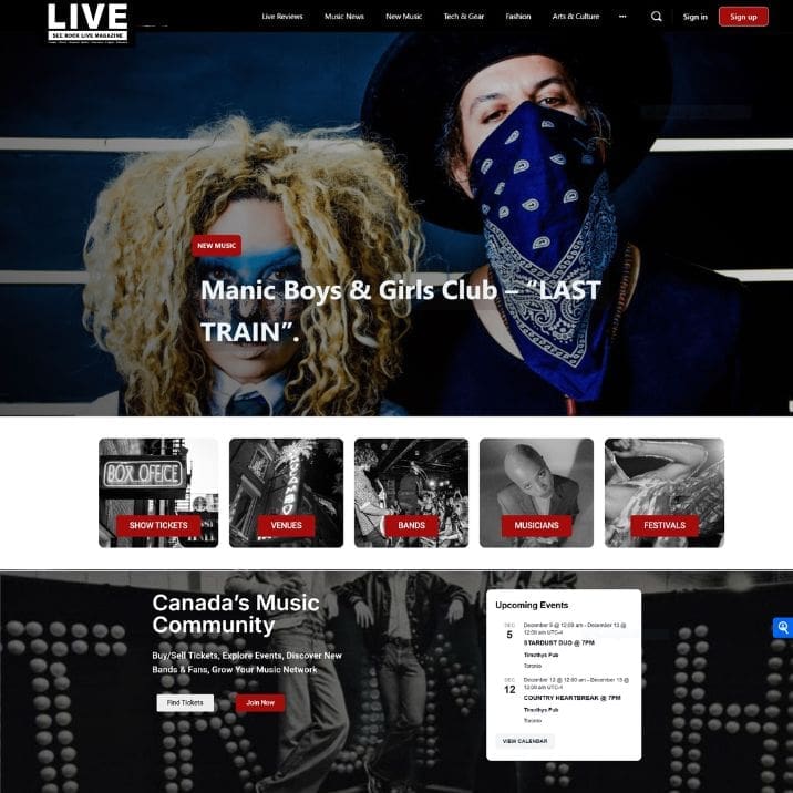 SEE ROCK LIVE Magazine cover